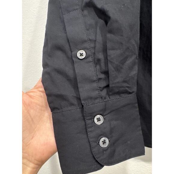 Banana Republic Sequin Button Front Shirt Women's Size Medium Sparkle Holiday - Picture 4 of 7